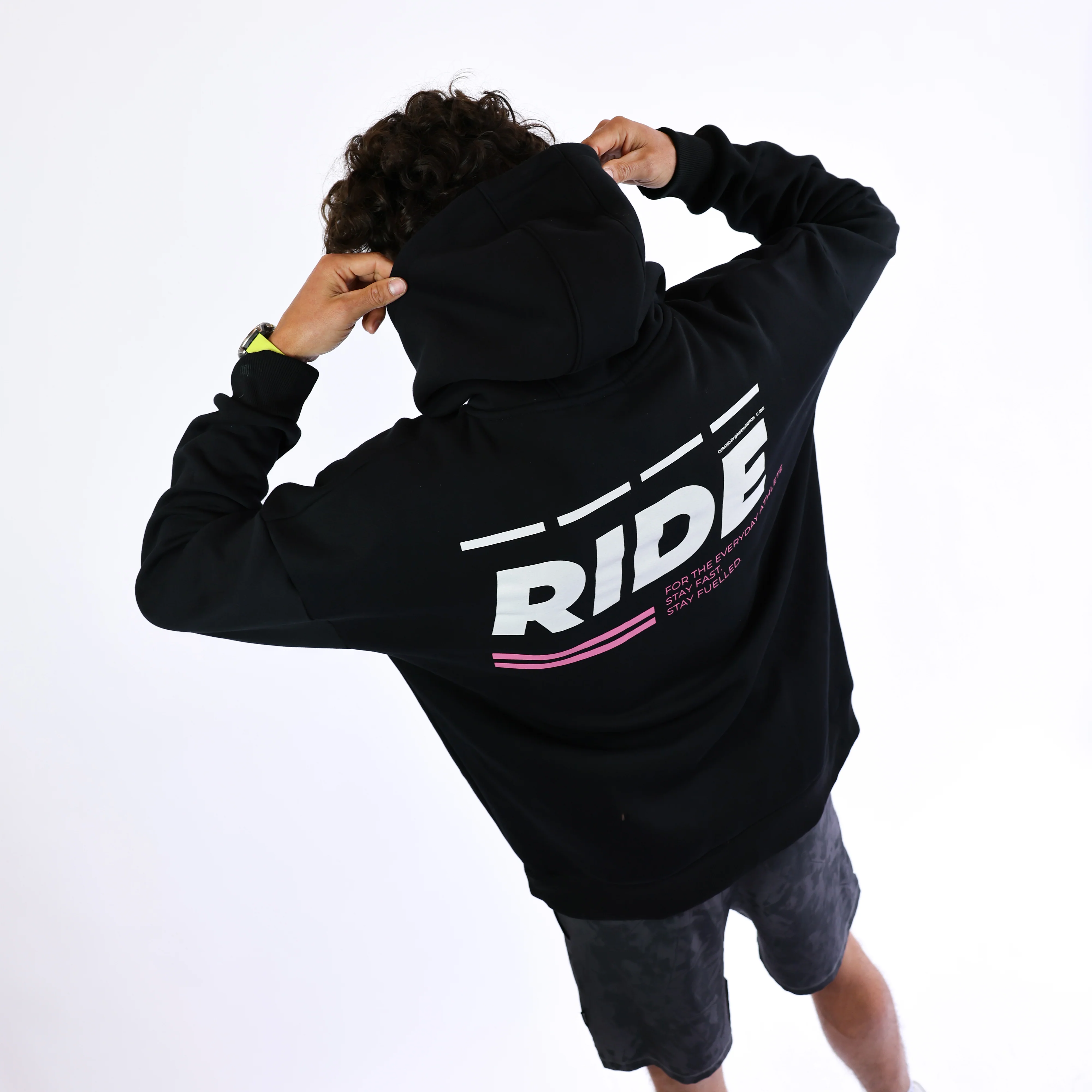 RIDE Racer Hoodie - Black - Image 4