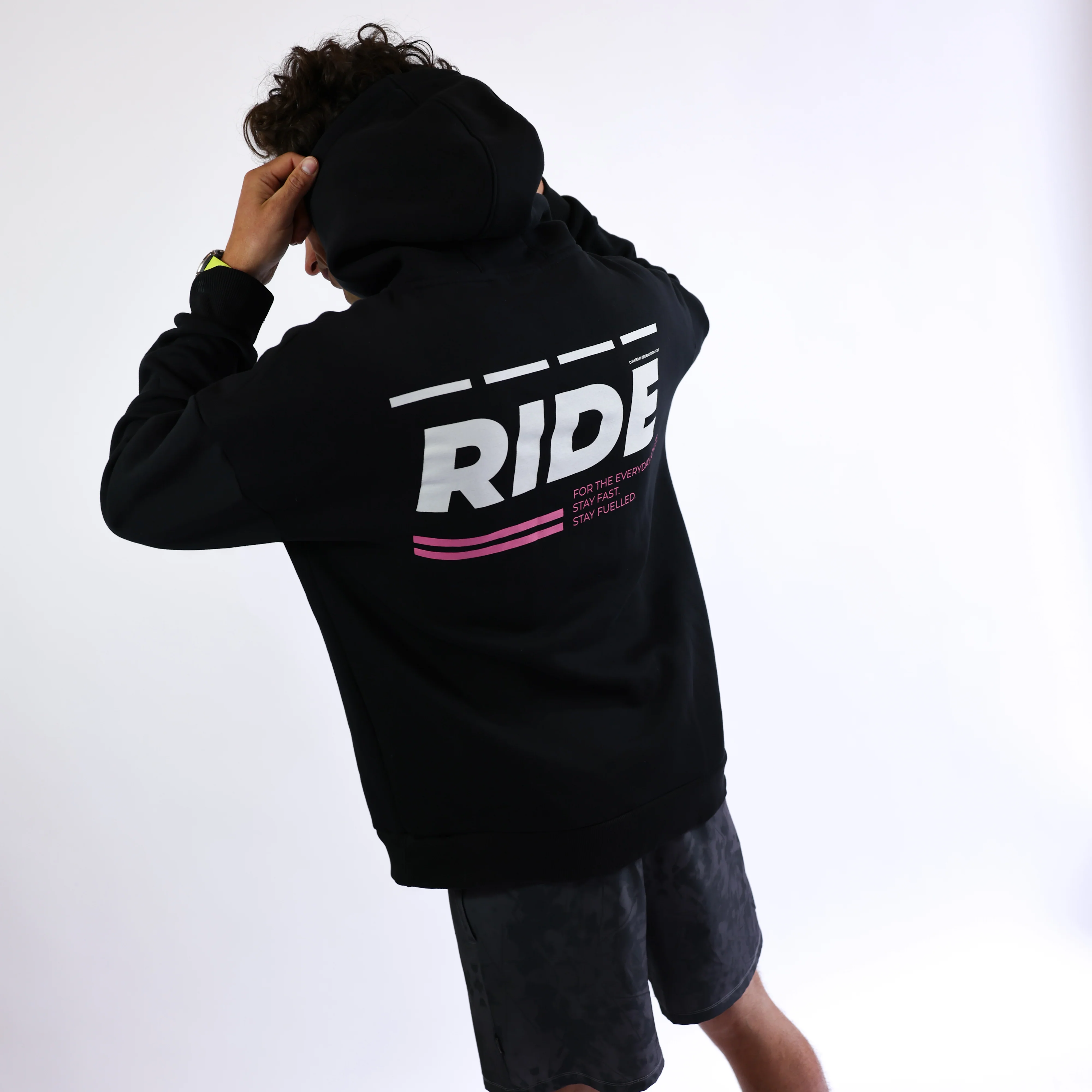 RIDE Racer Hoodie - Black - Image 6