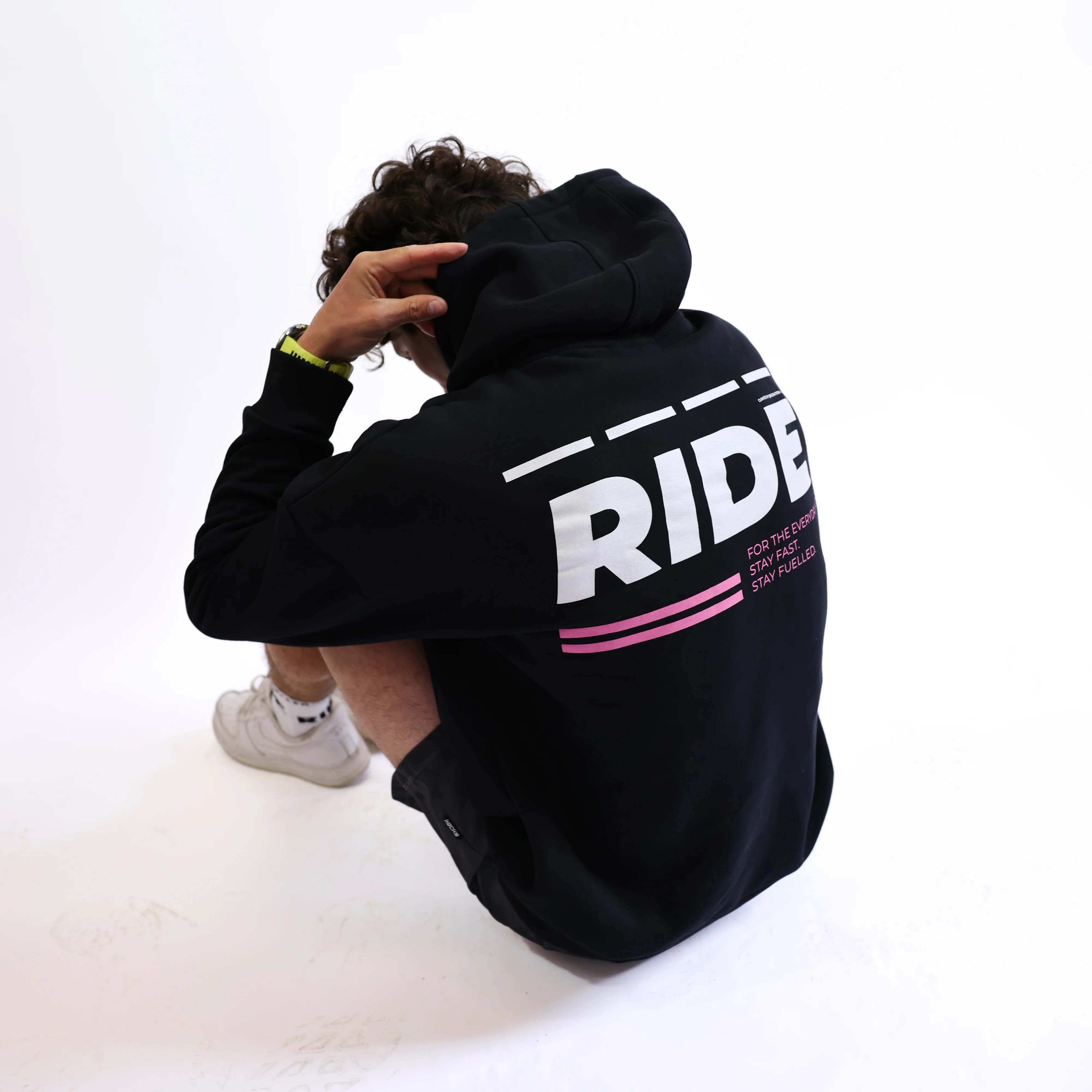 RIDE Racer Hoodie - Black - Image 7