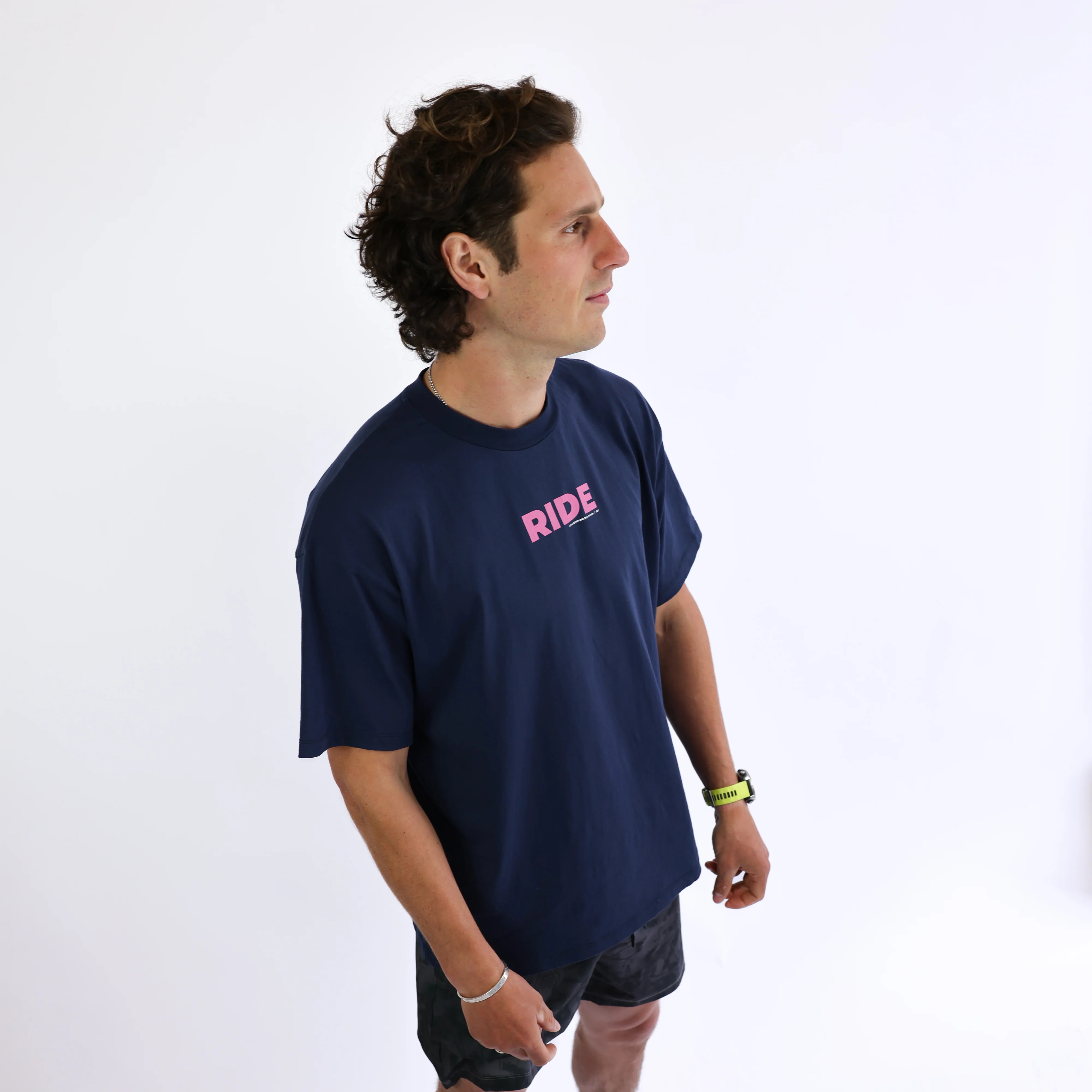 RIDE Solid T-Shirt - Navy - Image 5