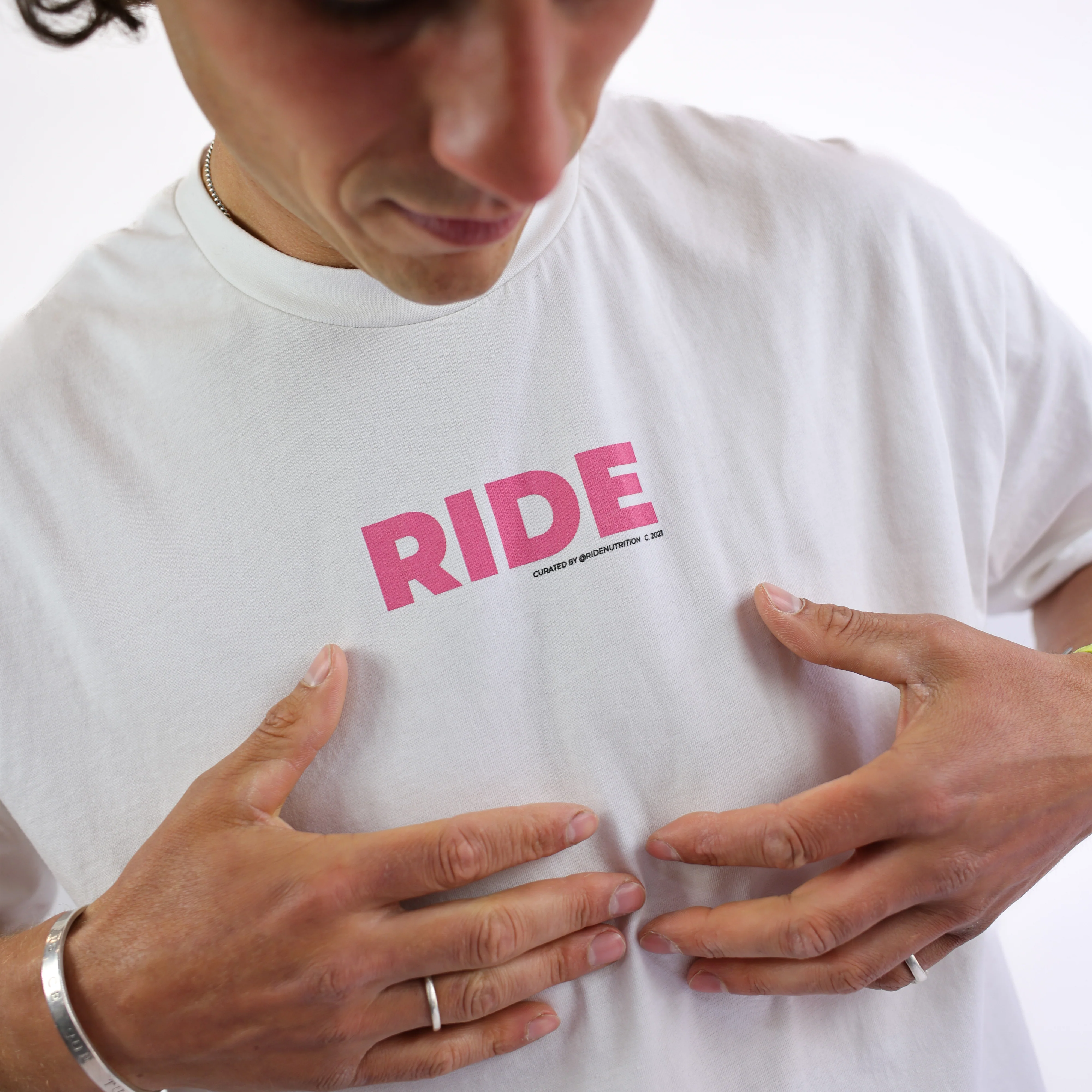 RIDE Solid T-Shirt - White - Image 4