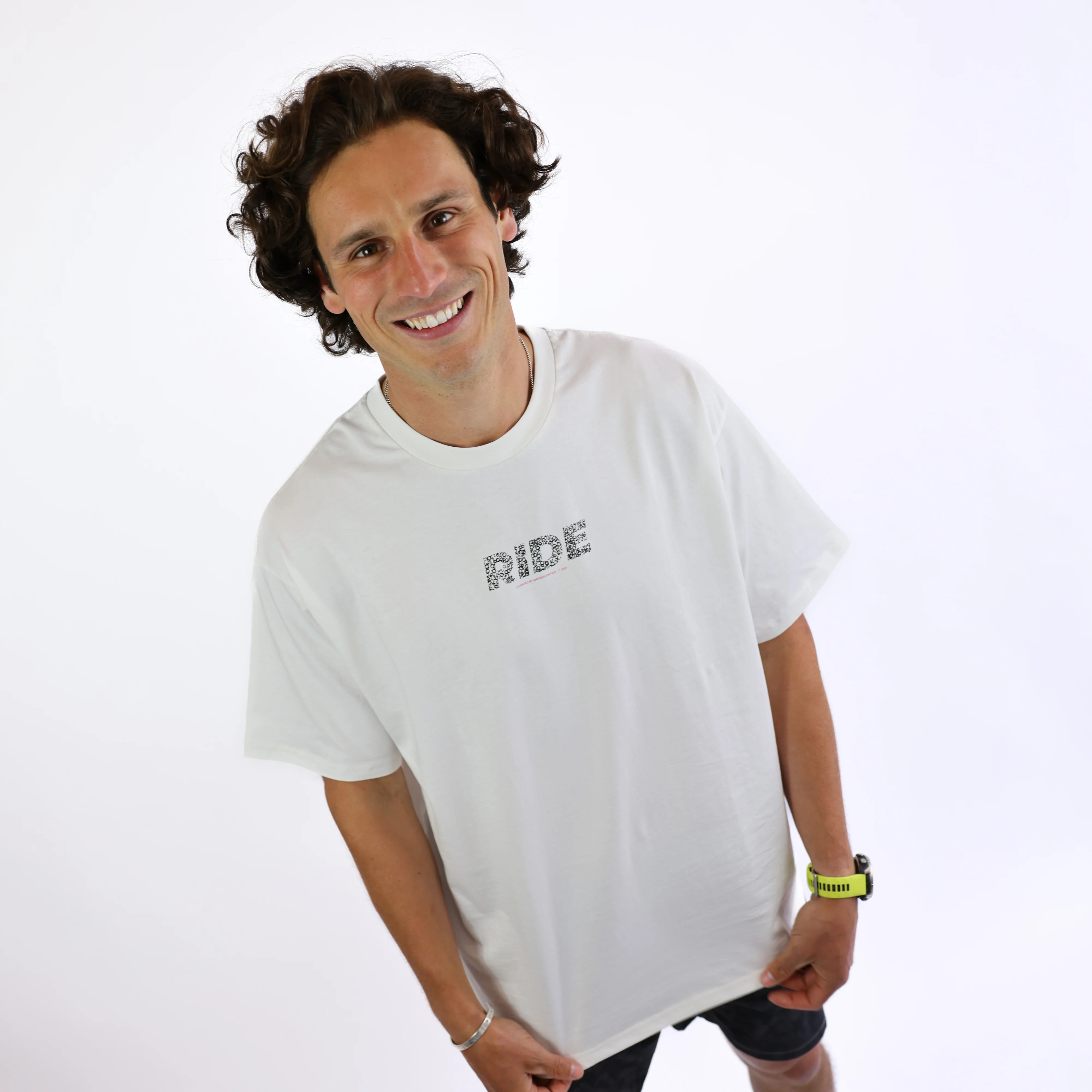 RIDE Bubble T-Shirt - White - Image 3