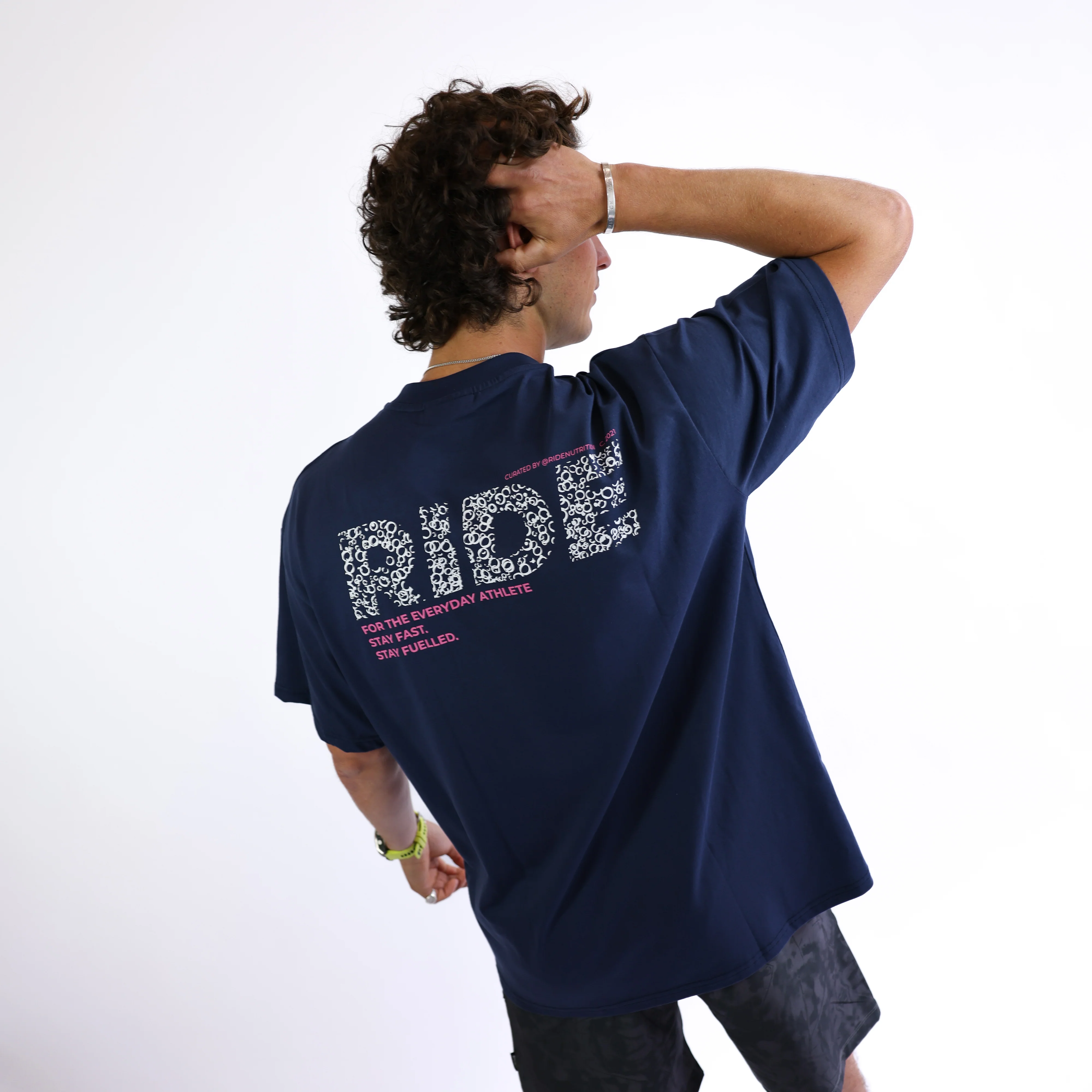 RIDE Bubble T-Shirt - Navy - Image 4