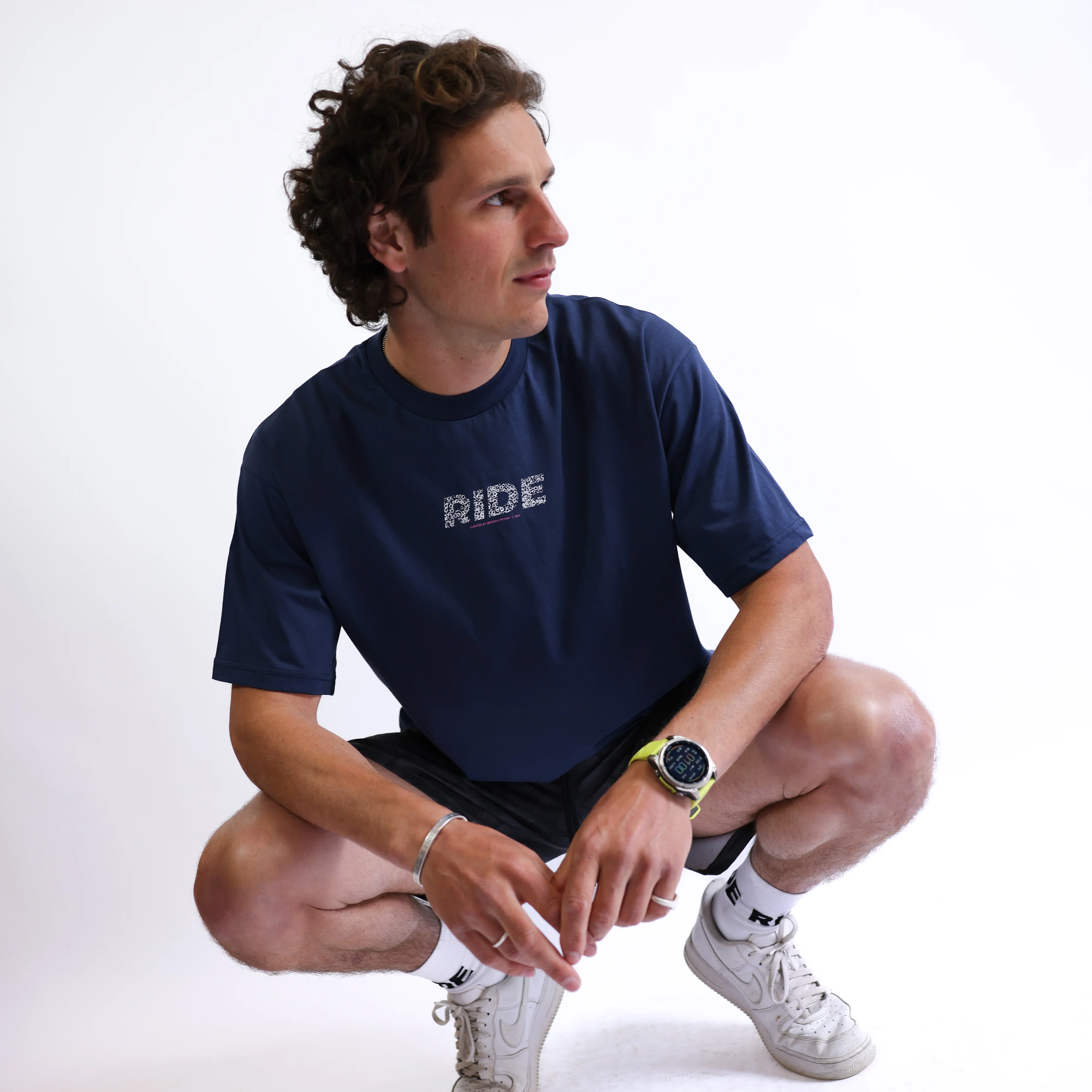 RIDE Bubble T-Shirt - Navy - Image 7